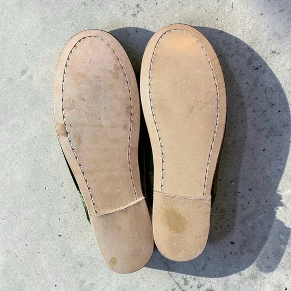 Sabah Palazzo Green Velvet Baba Slippers EU 44 US Men’s 10 US Women’s 11.5 - Picture 16 of 16